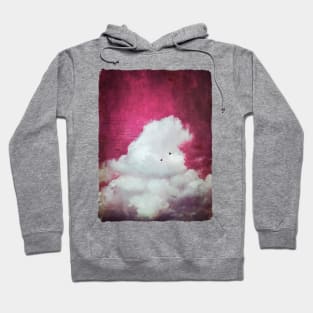 cloud in scarlet sky Hoodie